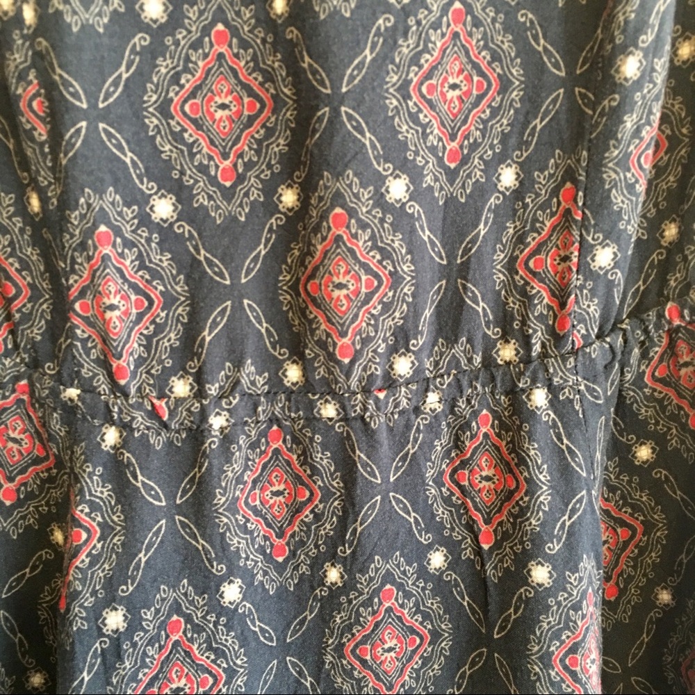 SOLD - Torrid | Navy challis dress - Picture 8 of 9